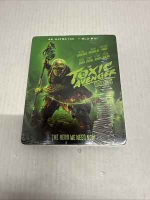 THE TOXIC AVENGER STEELBOOK (UNRATED) 4K + BLURAY **READ