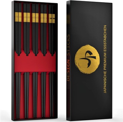 Jp Design 5er Set Premium Japanessstbchen Fiberglas splmaschinenfest