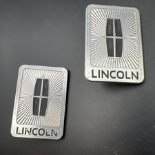 Oem 1980s Lincoln Sail Panel C-pillar Opera Window Emblems Pair Chrome Metal Oem 1980s Lincoln Sail Panel C-pillar Opera Window Emblems Pair Chrome Metal