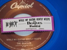 The Beatles Juke Box While My Guitar Gently Weeps BLUE Capitol Records Jukebox