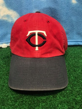 Minnesota Twins Hat Adjustable Red Black MLB Baseball Cap Twins enterprise H33