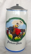 ALT Humpen Bierkrug Brauerei Pschorr Br&auml;u Br&auml;urosl M&uuml;nchen Krug 2 L Sammelkr&uuml;ge