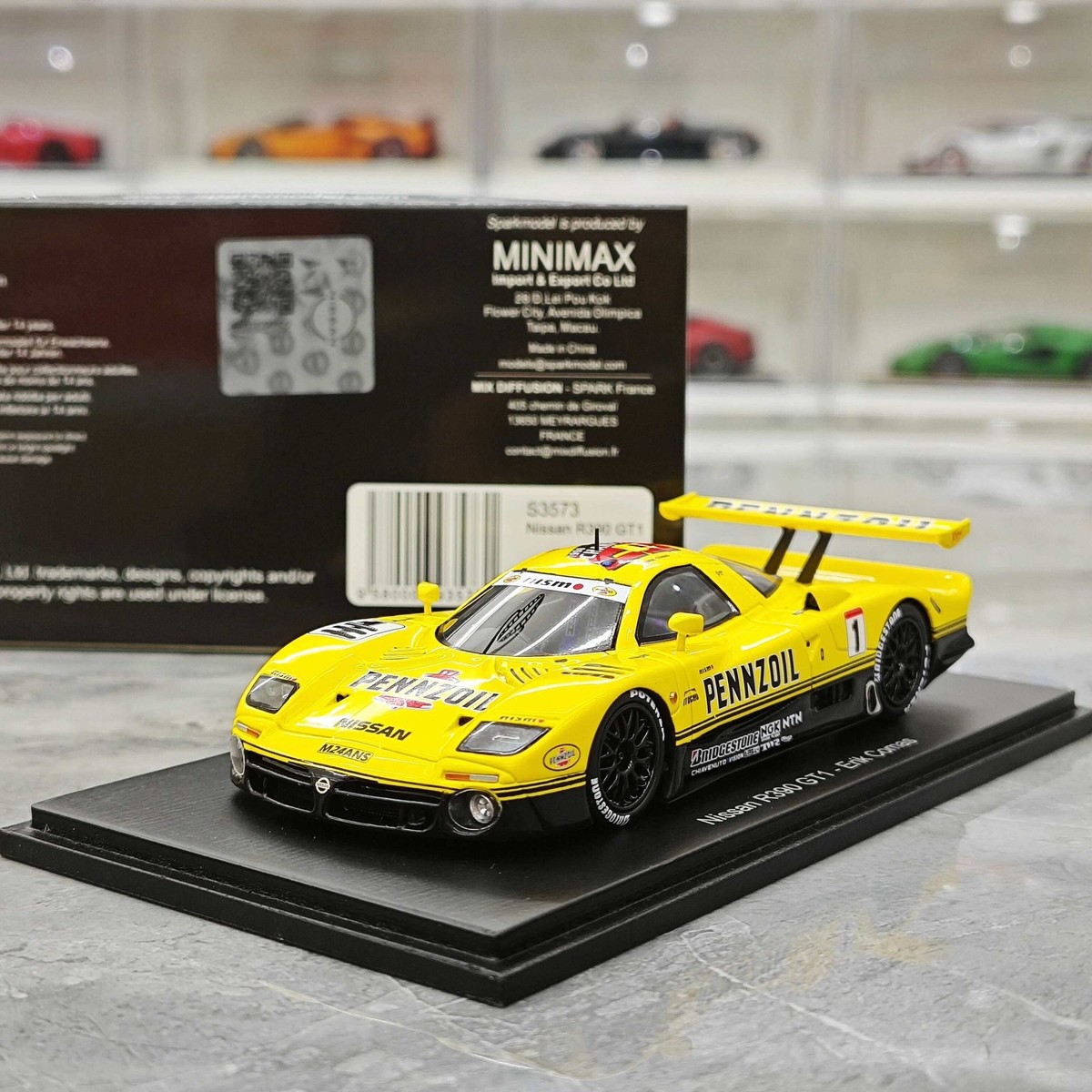 SPARK R390 GT1 Pennzoil coated Eric resin model 1/43 | eBay