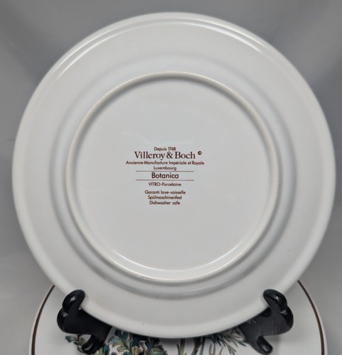 Villeroy Boch Botanica Carum Carvi Side Dessert 6.75" Plate Luxembourg Set Of 3 - Picture 5 of 6