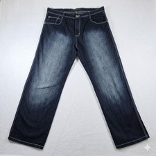 Southpole 4180 Baggy Jeans 42x32 MINT No Heel Drag Y2K Skater Hip Hop Wide Leg