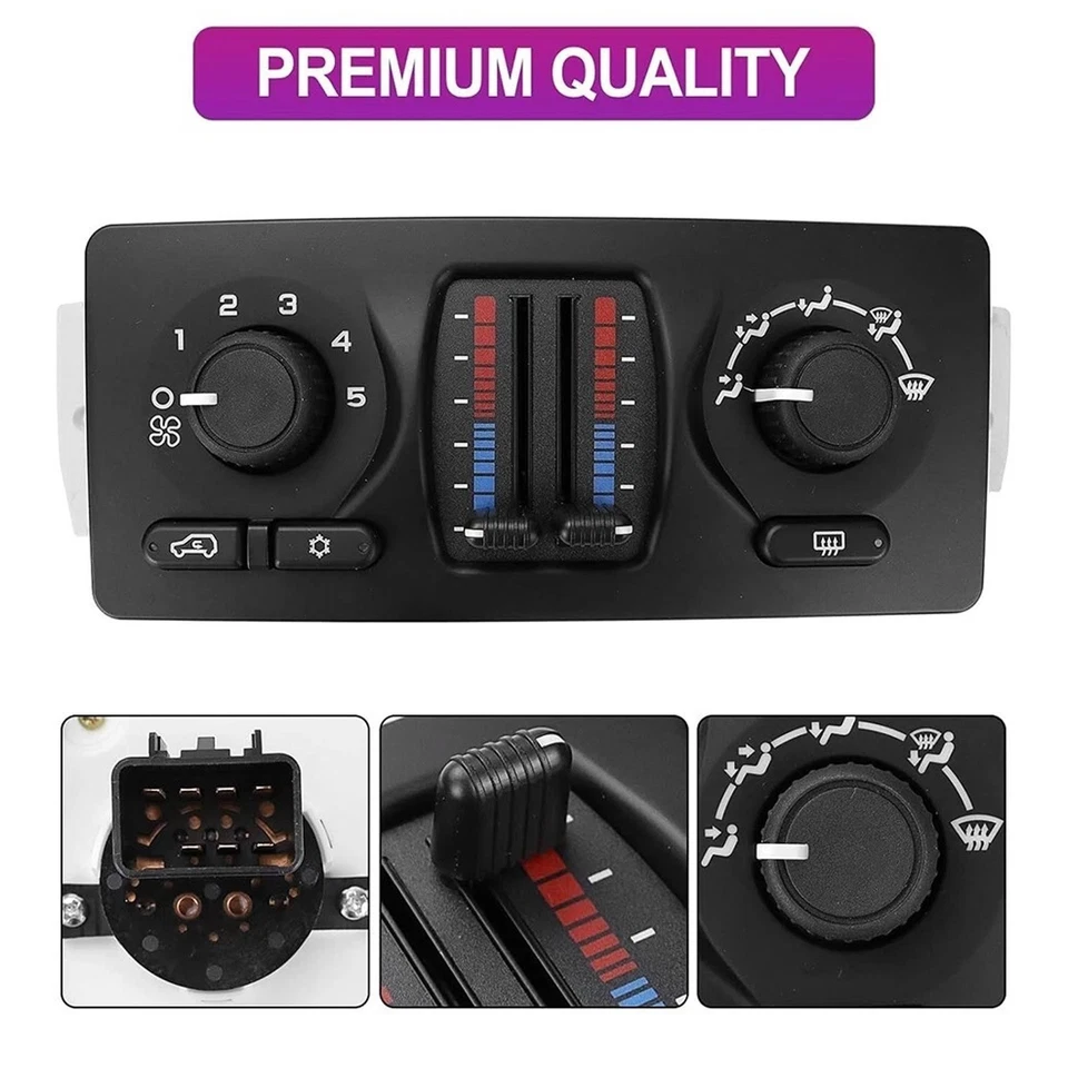 599-210XD New Climate Control Module for Chevrolet GMC Cadillac with Manual AC - Изображение 2 из 4
