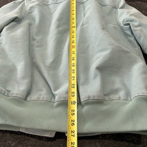 Carhartt Sherpa Lined Duck Canvas Jacket Women’s L (12/14) Light Blue 100816 464 - Picture 17 of 17