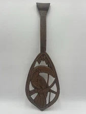 Carved  Tribal Tiki Paddle/Oar Nautical Decor Tiki Bar Parrot Tropical Brazil
