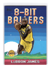2025-26 Topps Basketball 8-Bit Ballers LeBron James #BB-19 Lakers