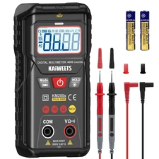 Km200S Smart Digital Multimeter True RMS, 4000 Counts, Auto Ranging Voltmeter, N