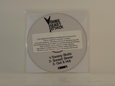 YOUNG HEART ATTACK TOMMY SHOTS (E27) 3 Track Promo CD Single including White Sle