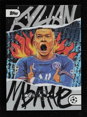 2022 Topps Project 22 Artist Proof 4/10 Kylian Mbappe by Dan Leydon Auto 1u4