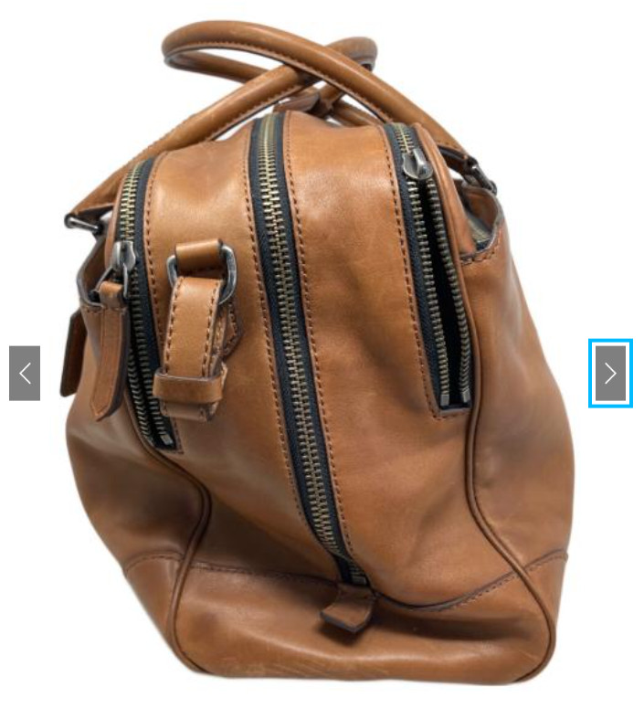 COACH Metropolitan Slim Brief Leather Bag - Vintage Brown RRP $500 image 2