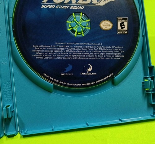 Turbo Super Stunt Squad Nintendo Wii U nuovo appena aperto (danni causati dall'acqua) funzionante! - Foto 4 di 15