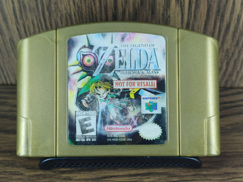 The Legend of Zelda Majora's Mask N64 Not For Resale NFR Nintendo 64 Cartridge - Picture 1 of 7