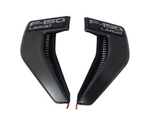 New OEM 2021-2025 Ford F-150 LARIAT Left & Right Fender Insert Emblem Badges