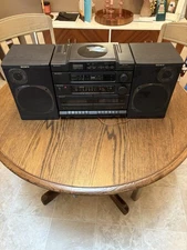Vintage Sony CFD-460 Boombox Stereo Cassette Player Radio Recorder Tested Works!