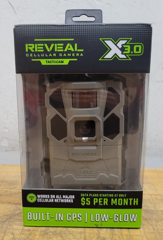 Tactacam Reveal X 3.0 Cellular Trail Camera RV-TC-XGEN3 - Brand New