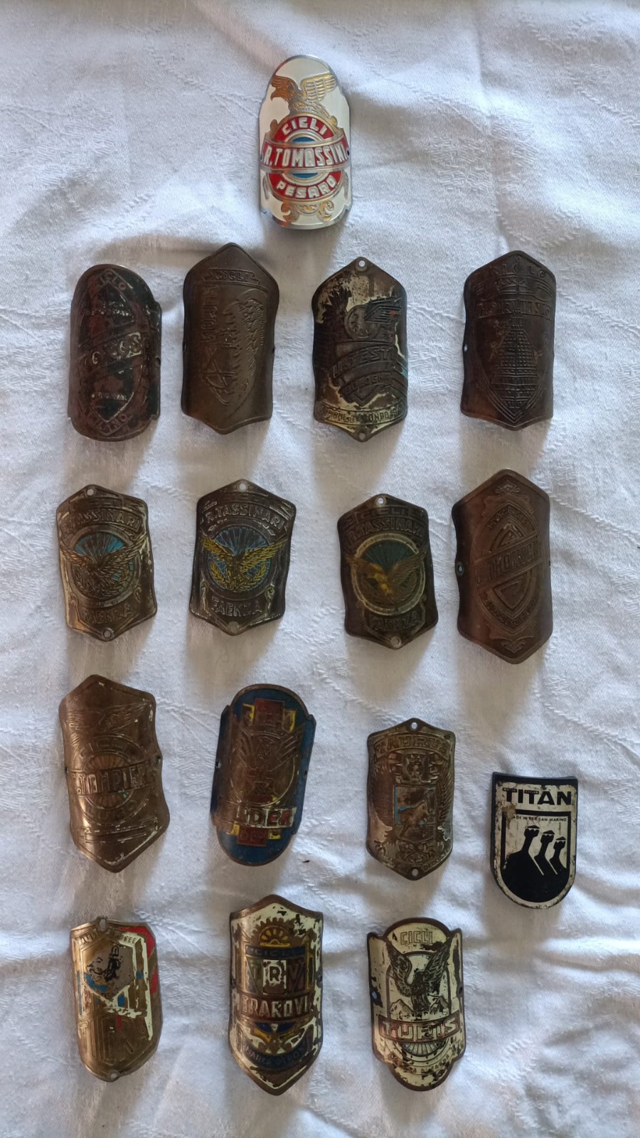 Fregi Originali per Biciclette Vintage- Head Badge T