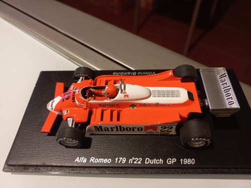 Alfa Romeo 179 #22 Vittorio Brambilla - GP HOLLAND 1980 - Spark 1/43 Ref. S1792