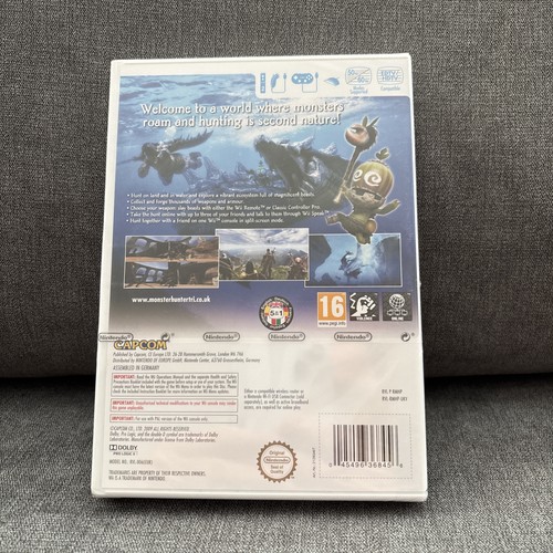 Monster Hunter Tri (Nintendo Wii) - NEW & SEALED - PAL - Capcom - Rare RPG - Picture 2 of 3