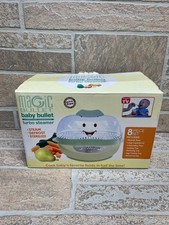 Magic Bullet Baby Bullet Turbo Food Steamer 7 Pc Steam Defrost Sterilize W Box