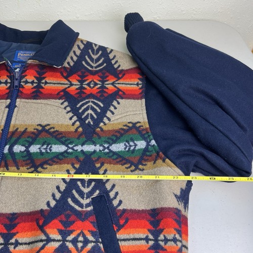 Pendleton Men’s Size Small Native Aztec SouthWestern Print Wool Blend Coat - Picture 9 of 15