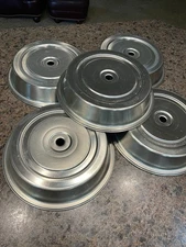 LOT of 5 Vollrath Stainless Steel Plate Food Covers 12''  62323