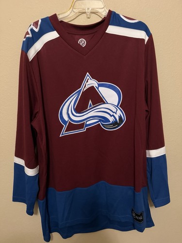 NWT Colorado Avalanche Nathan MacKinnon #29 Jersey Men's Large NHL Burgundy