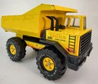 Tonka Turbo Diesel Dump Truck XMB-975 Vintage Yellow Pressed Steel