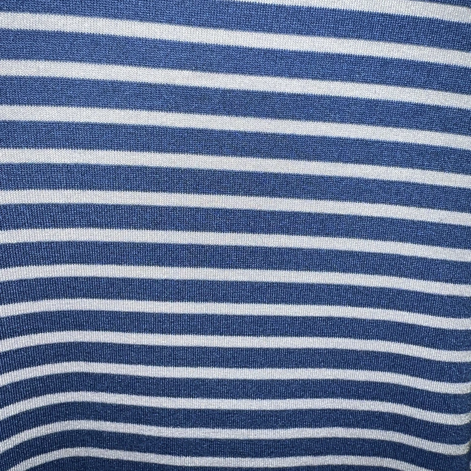 LuLaRoe Carly XL синяя и серая в полоску - Изображение 3 из 4