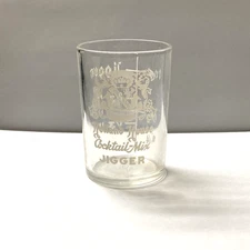 Vintage Hazel-Atlas Holland House Cocktail Mix Jigger 2.5 in. H