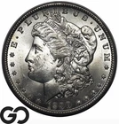 1900-O Morgan Silver Dollar Coin, Flashy Lustrous Choice BU++