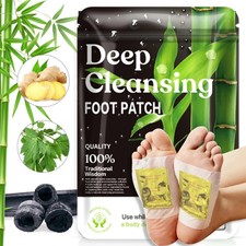 body detox Foot patches Remove Toxins Deep Cleansing 1box 10patches herbal