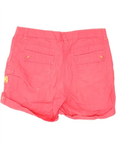 PUMA Womens Cargo Shorts UK 14 Large W32 Pink Cotton BM06 - 第 2/4 張圖片
