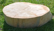 Tree log slice centerpiece rustic hardwood slab cake stand wedding decor natural