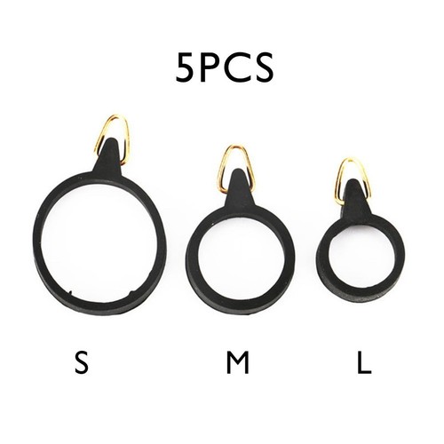 50 Butées Caoutchouc TPR Pour Montage De Carpiste – Maintient Micro Swivels Et Anneaux, Idéal Pour D-Rig