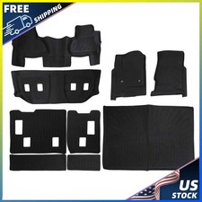 For 2015-2020 Chevrolet Tahoe Gmc Yukon Tpe 3d Floor Mats Liners 3rd Row Set 4x For 2015-2020 Chevrolet Tahoe Gmc Yukon Tpe 3d Floor Mats Liners 3rd Row Set 4x