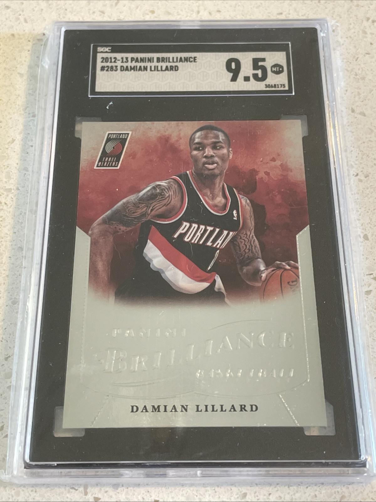 2012-13 Panini Brilliance DAMIAN LILLARD #283 Rookie Card RC SGC 9.5 Low Pop