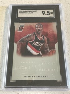2012-13 Panini Brilliance DAMIAN LILLARD #283 Rookie Card RC SGC 9.5 Low Pop