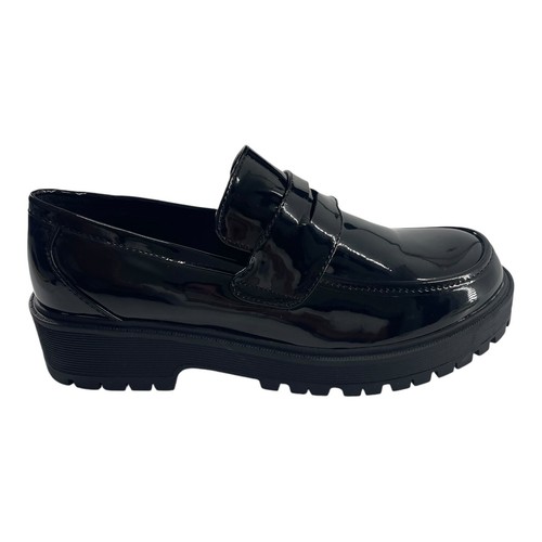 Forever Chunky Loafers Women’s Size 9 Black Platform Slip On Shoes NWOT/NWOB - 第 1/9 張圖片