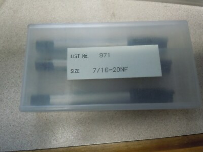 Nachi 7/16-20NF H5 3-Flute Plug VTP Spiral Point Frac. Tap, List 971 (Lot of 3)