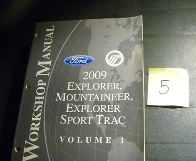 2009 Ford Explorer Sport Trac Body & Electrical Wiring Diagrams Service Manual
