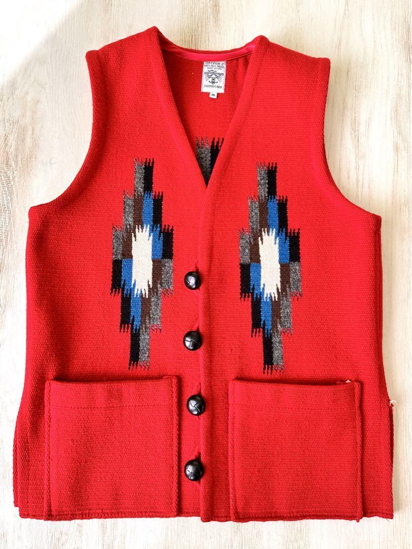 ORTEGA オルテガ Chimayo Vest チマヨ ベスト ブラック系 36 メンズ  