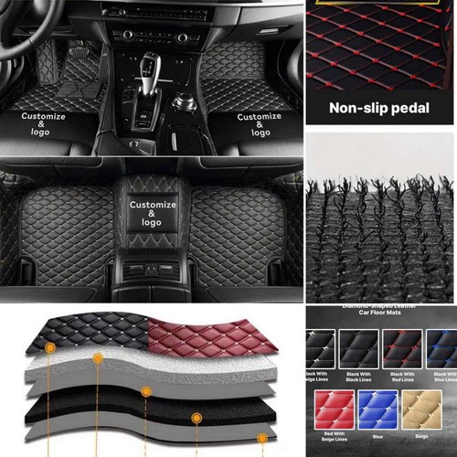 For Dodge RAM1500 Crew/Regular/Quad Cab Pickup Car Floor Mats Pu Leather Custom - Imagen 34 de 38