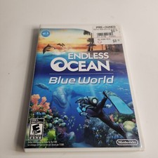 Endless Ocean: Blue World (Nintendo Wii, 2010) Complete CIB W/ Manual - Tested