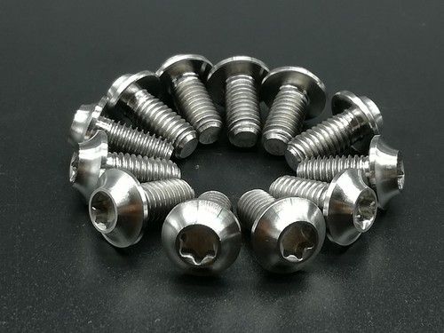 12 Piezas Super Ligero T25 Torx M5x10mm Rotor Disco Bicicleta de Montaña Frenos Tornillo - Imagen 1 de 3