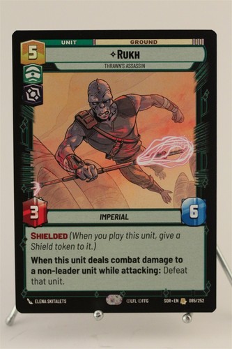 Star Wars Unlimited Spark Of Rebellion 6 Cards Rare Rukh 85 - Picture 2 of 3