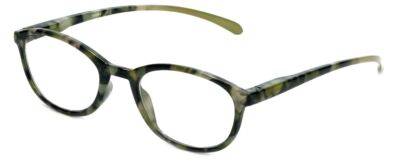 Calabria R772 Designer Multi-Focus Blue Light Glasses in Green Acetate Oval 49mm