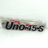 Aufkleber Modellbezeichnung Hinten Fiat UNO 45 S Original 5974539